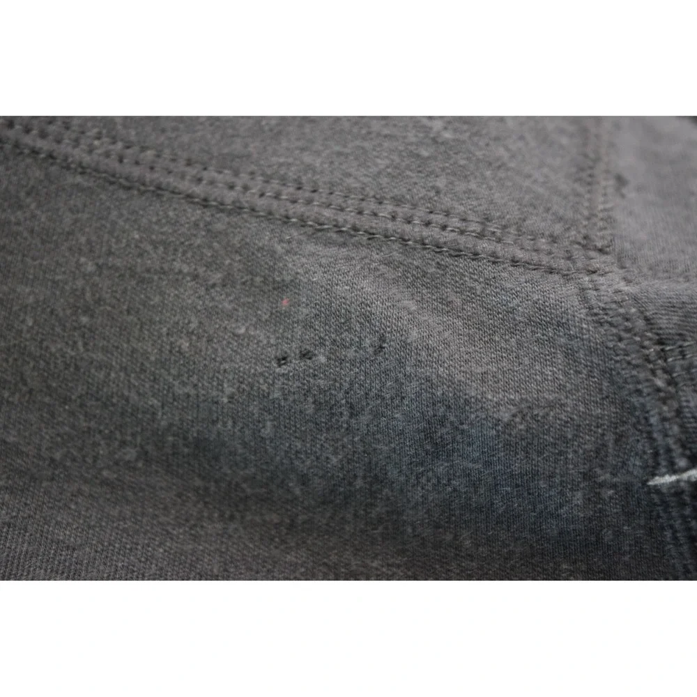Smartwool Base Layer Large Charcoal Grey 100% Merino Wool Leggings Mens HOLES